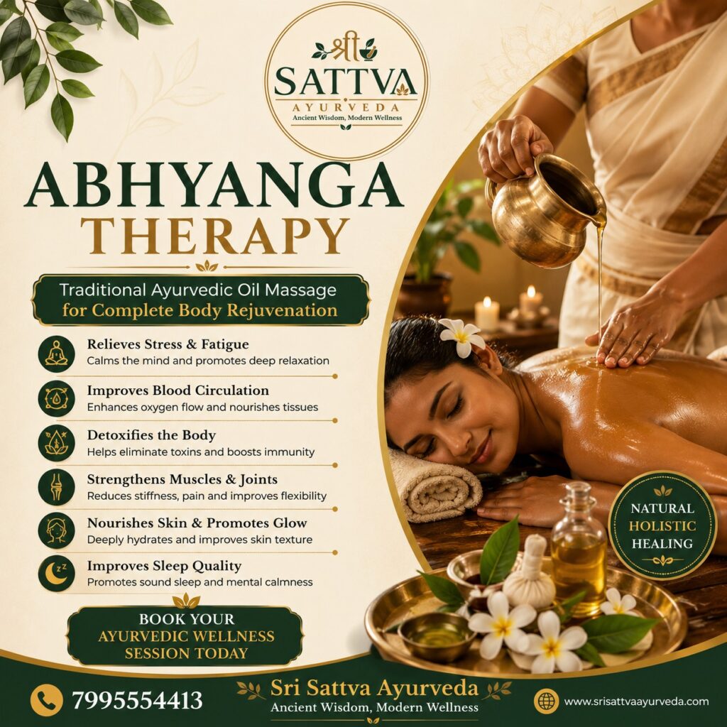 Traditional Abhyanga Massage for Stress Management and Relaxation