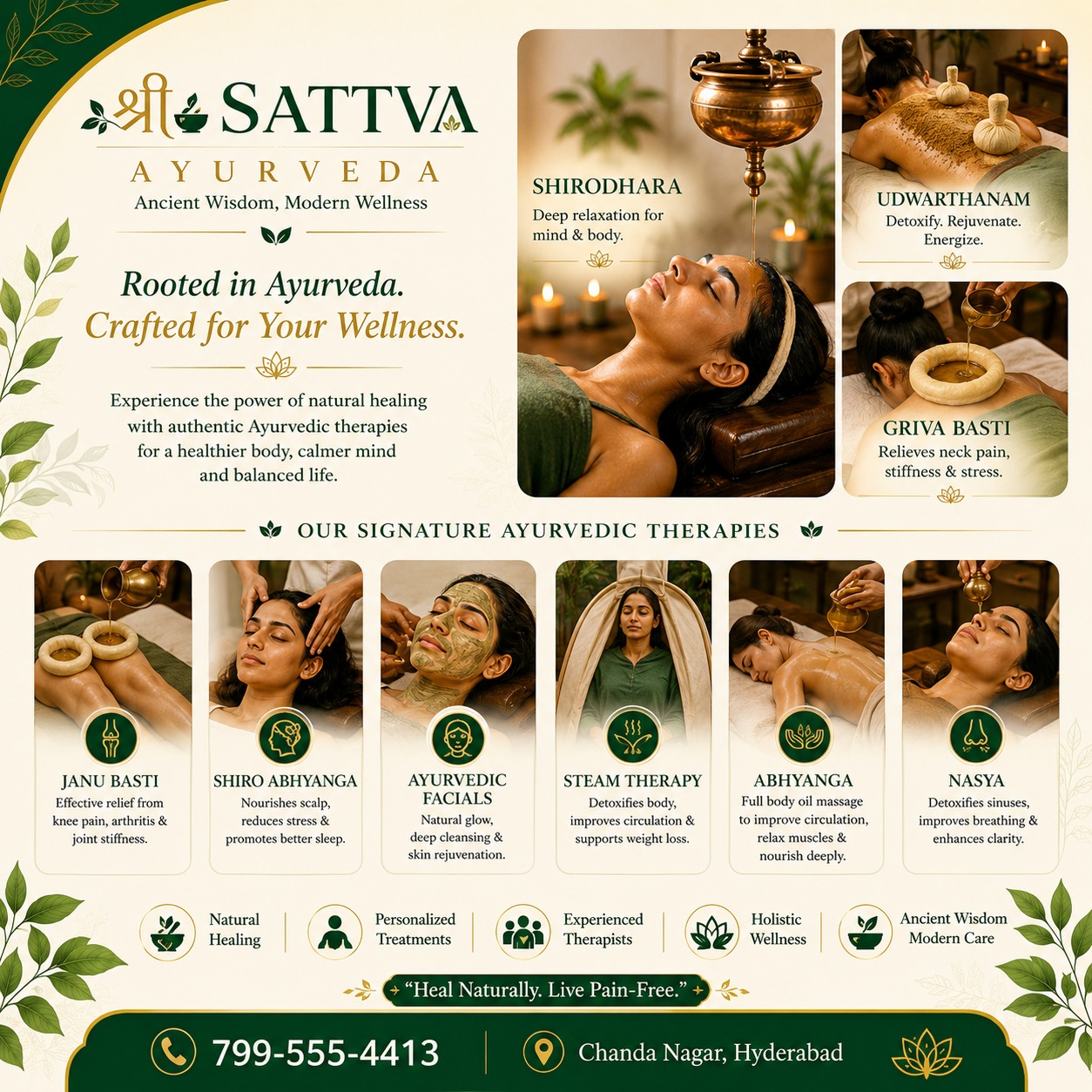 Ayurvedic Detox Therapy | Natural Body Cleansing in Hyderabad | Sri Sattva Ayurveda
