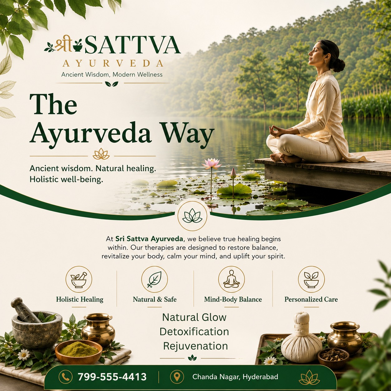 Best Ayurvedic Clinic in Hyderabad | Sri Sattva Ayurveda | Holistic Healing